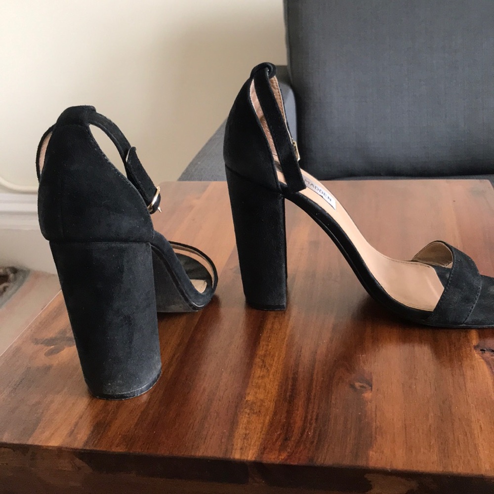 Steve Madden Carrson Suede heels - Black